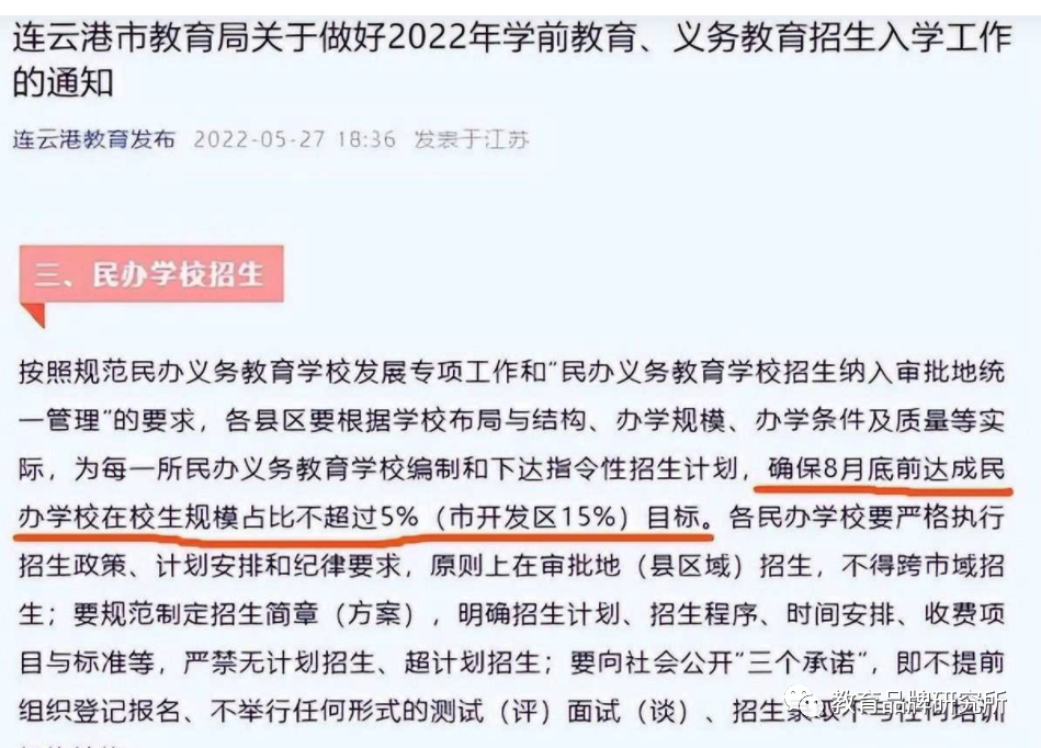 重磅！连云港市连云区英华双语学校拟撤销办学许可